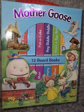 Mother Goose Set Of 12 Board Books  Childrens Nursery Rhymes